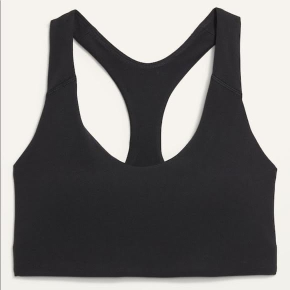 NWT: Old Navy: Size 3x: Black: Medium Support Powersoft Racerback Sports Bra